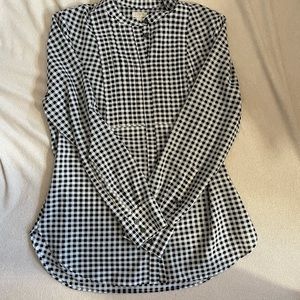J Crew Factory tuxedo blouse
